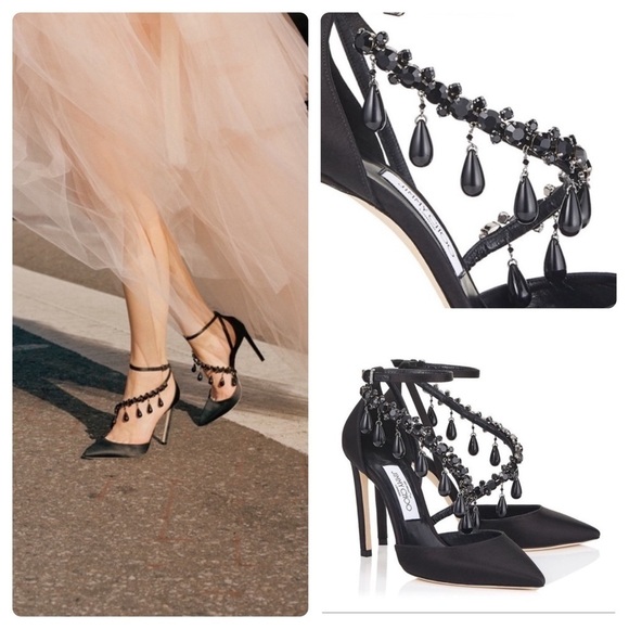 Jimmy Choo x Off-White Victoria Satin Heel - Picture 1 of 15